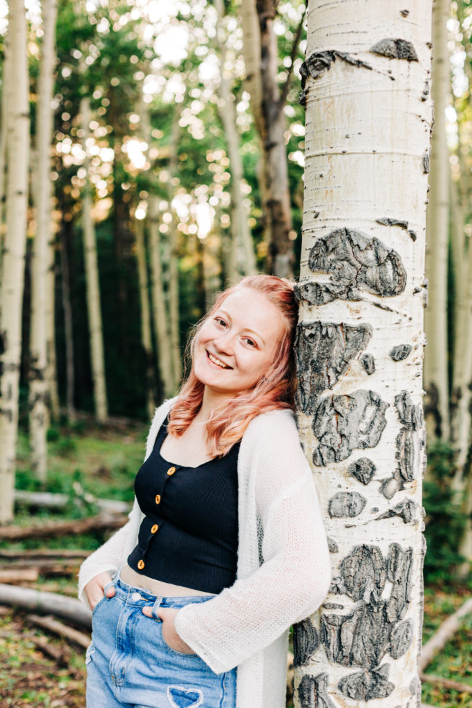 Family photography session in Evergreen Colorado